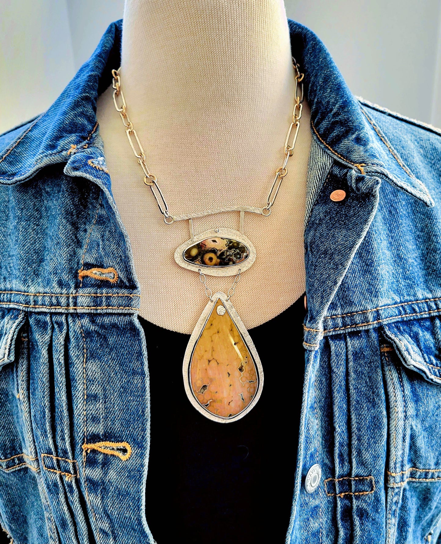 An Ocean Jasper Statement Necklace