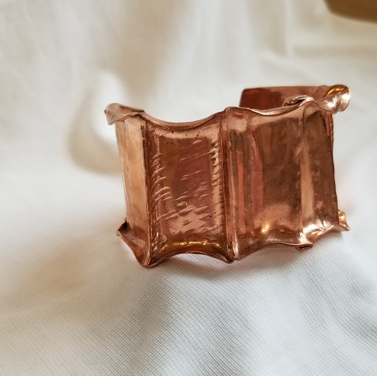 Folded Copper Bracelet