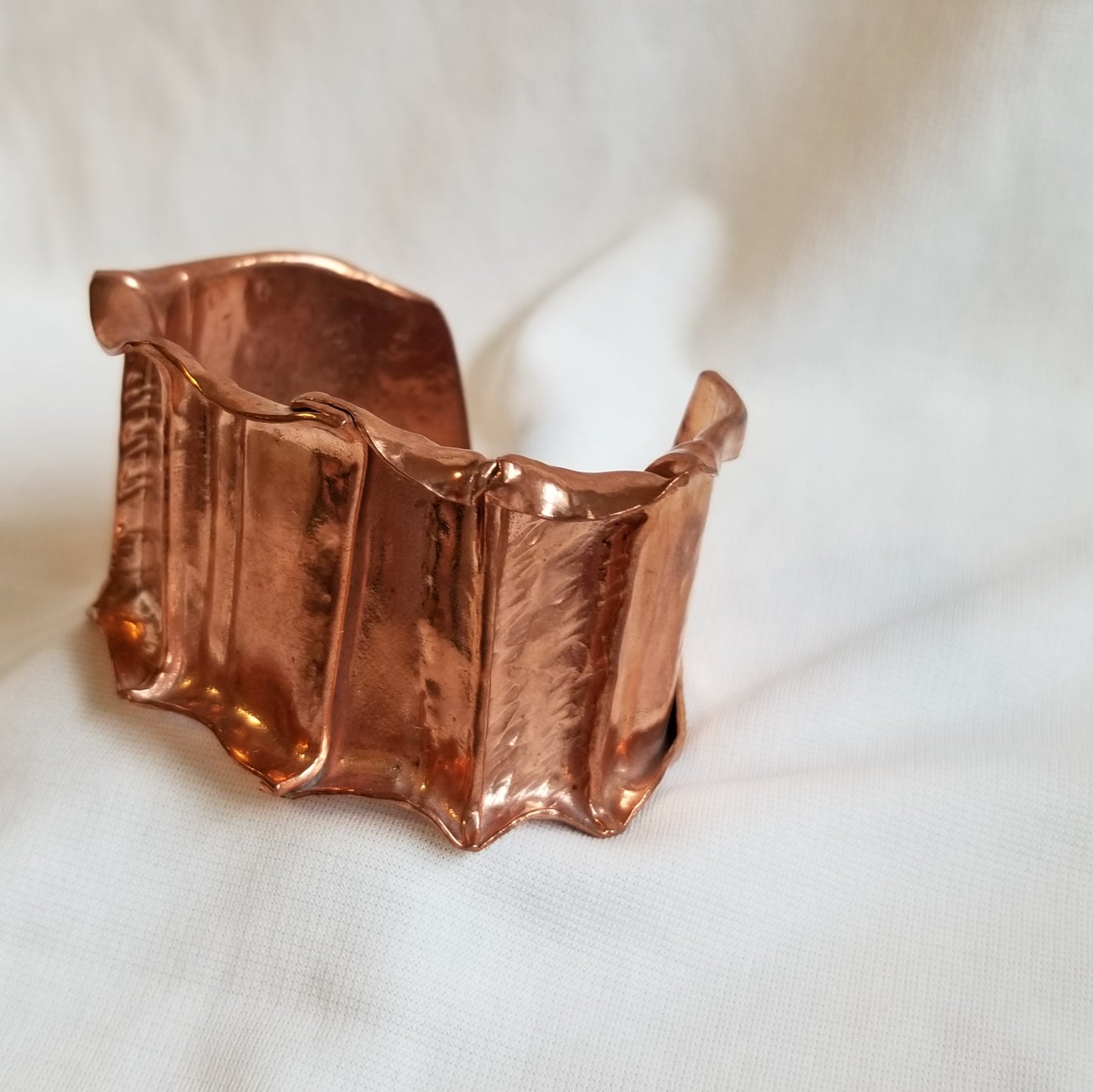 Folded Copper Bracelet